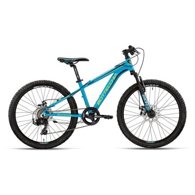 Bici da bambino bottecchia 061 ruota 24"azzurro in alluminio con freni a disco meccanici